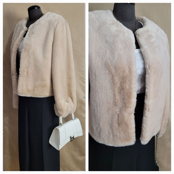 FAUX Fur coat  / L - Picture 3 of 7